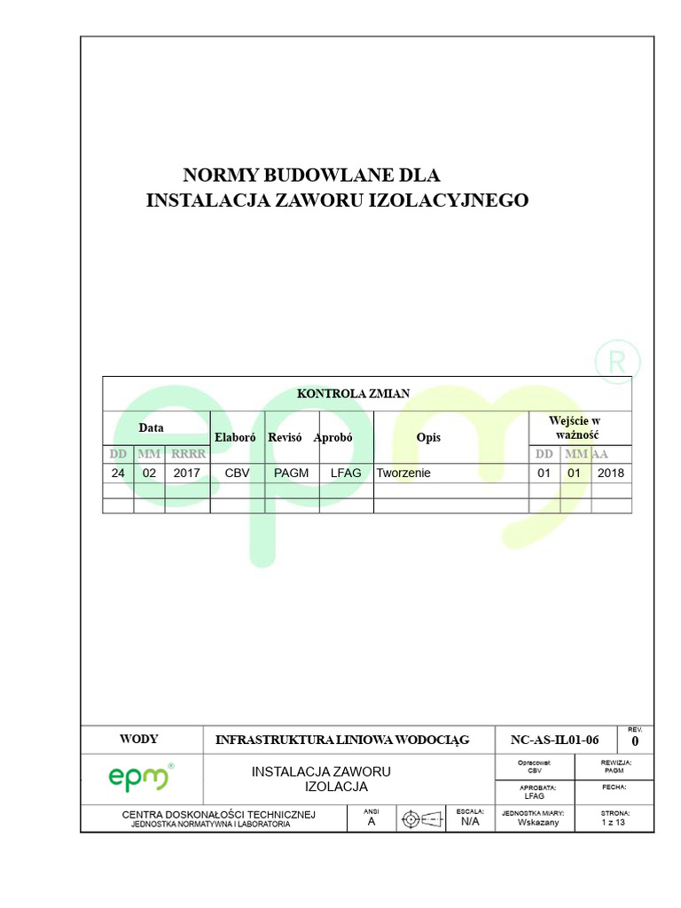NC Jako IL01 06 Instalacja Zaworu Odcinającego | PDF