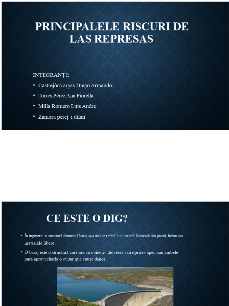 Principalele Riscuri Ale Barajelor | PDF
