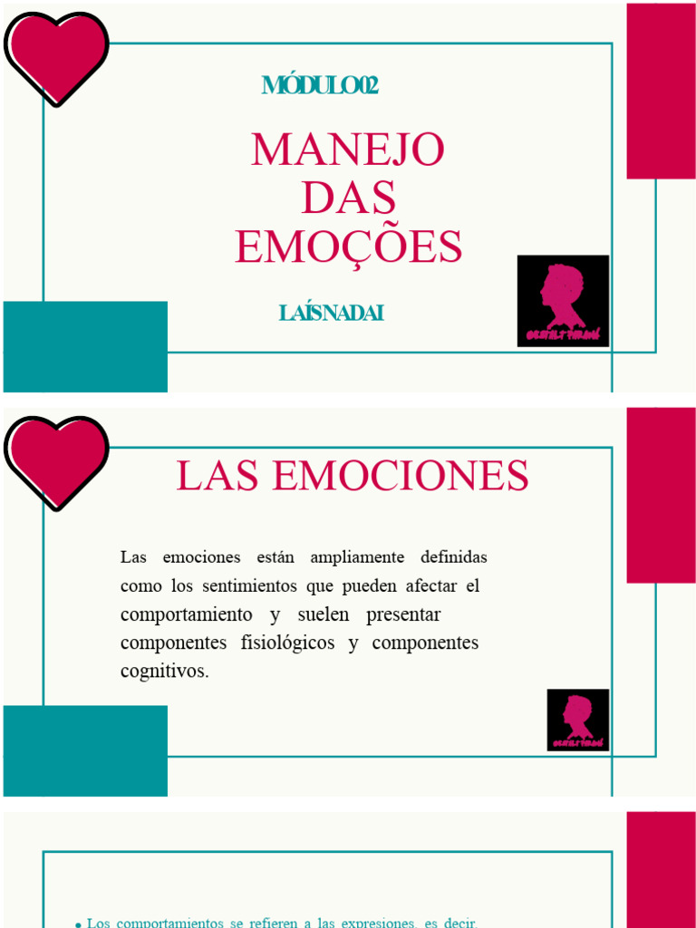 Manejo de Emociones y su Importancia | PDF | Las emociones ...