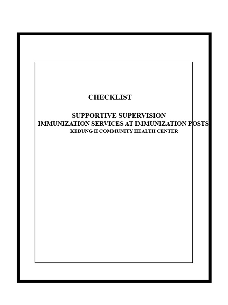 Immunization Checklist For Posyandu - Pos Immunization Rev3 190321 ...