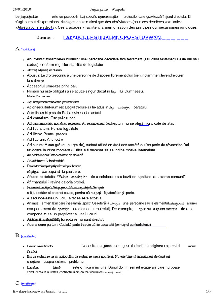 Expresiile Latine | PDF