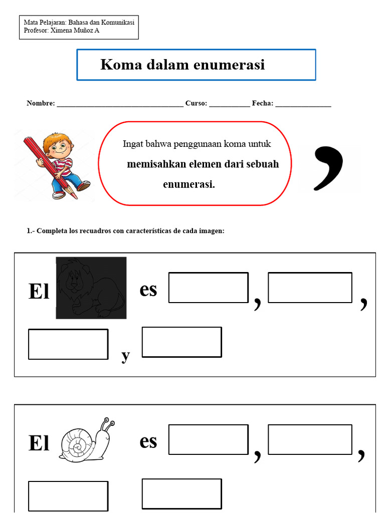 Panduan Penggunaan Koma dalam Bahasa | PDF