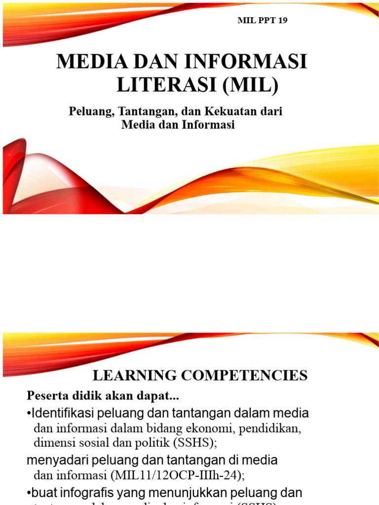 Peluang dan Tantangan Media Informasi | PDF