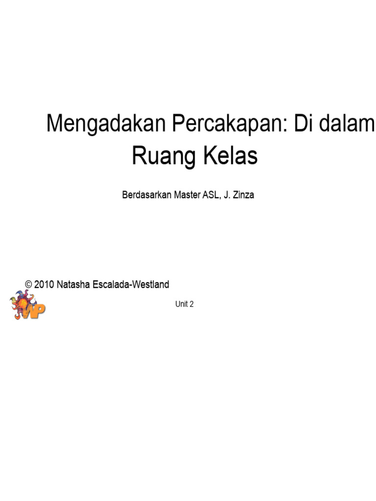 Master ASL Level 1 Unit 2 PowerPoint | PDF