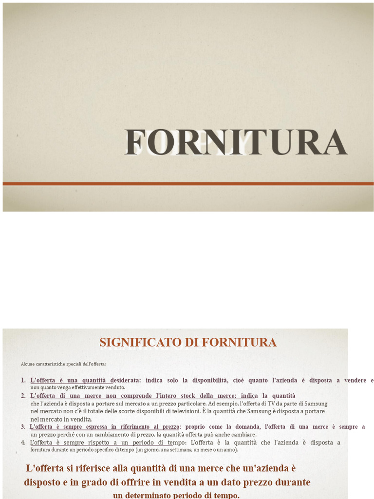 Offerta - Classe 11 | PDF
