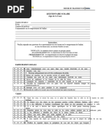Questionnaire DASH pour l'évaluation fonctionnelle | PDF
