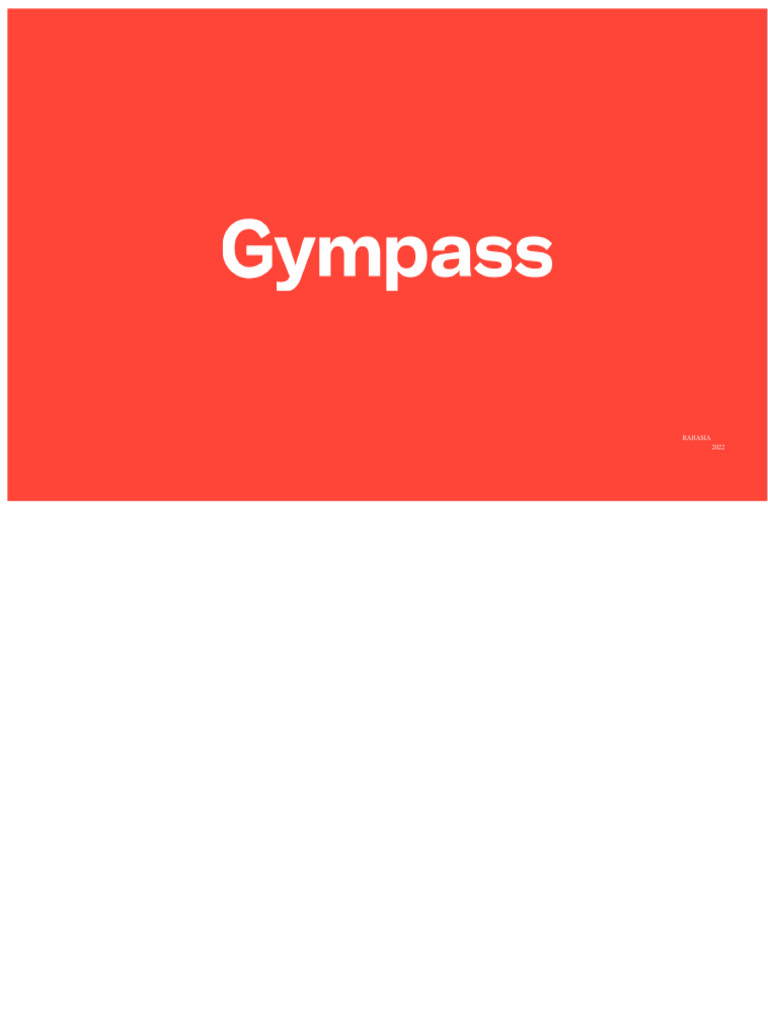 Presentasi Gympass - Resmi | PDF