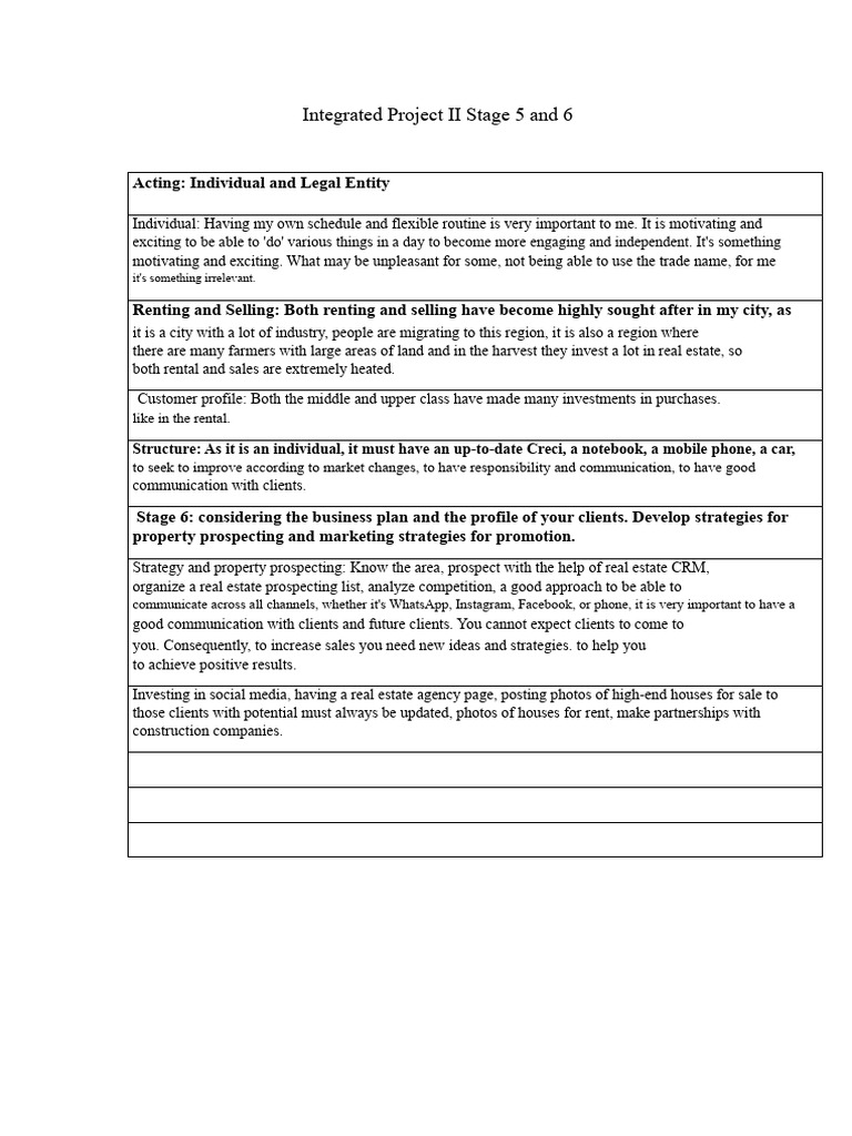 Integrative Project Ii Stage 5 And 6 Pdf