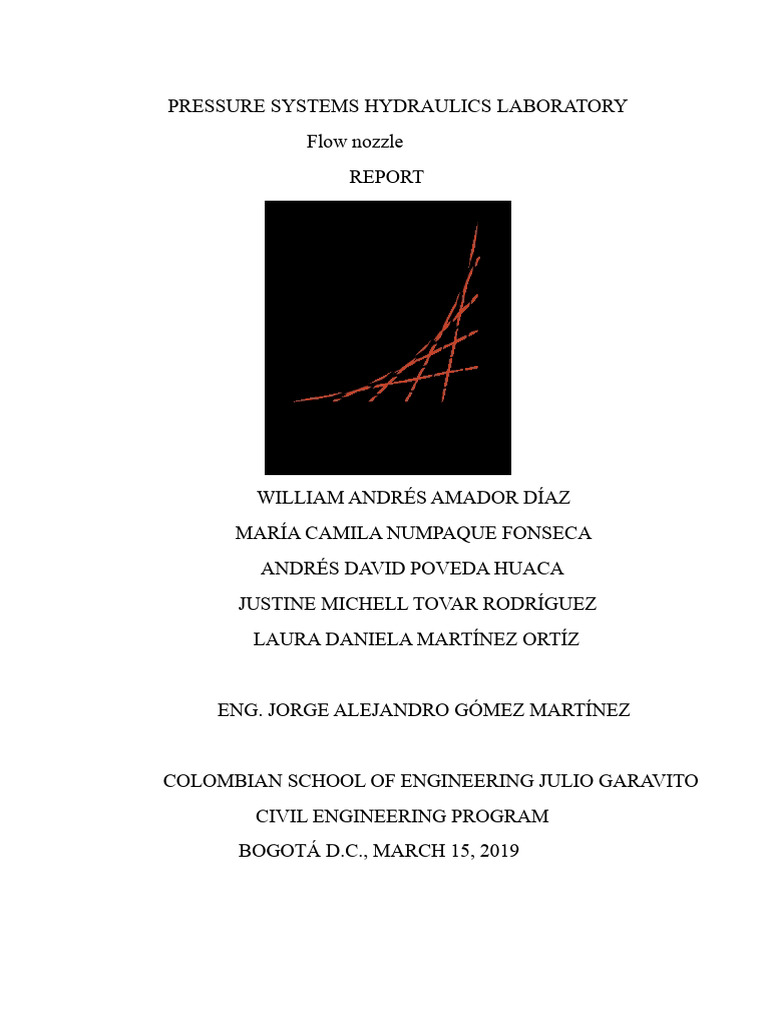 Flow Nozzle Report | PDF | Reynolds Number | Fluid Dynamics
