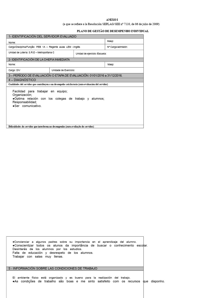 Evaluación del Desempeño Docente 2016 | PDF | Aprendizaje | Cognición