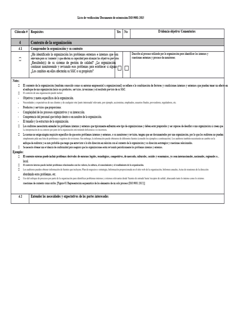 Guía ISO 9001:2015 para Auditorías | PDF | Sistema de manejo de calidad ...