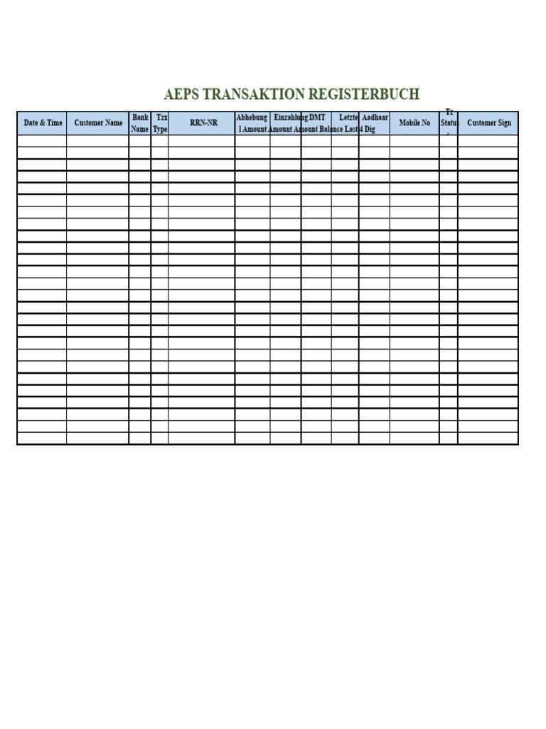 AEPS Registerbuch PDF | PDF