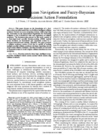 Intelligent Ocean Navigation and Fuzzy-Bayesian Decision/Action Formulation