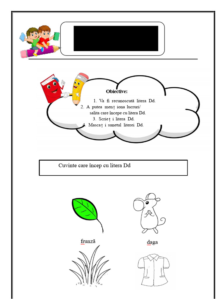 Letrang DD: Obiective | PDF