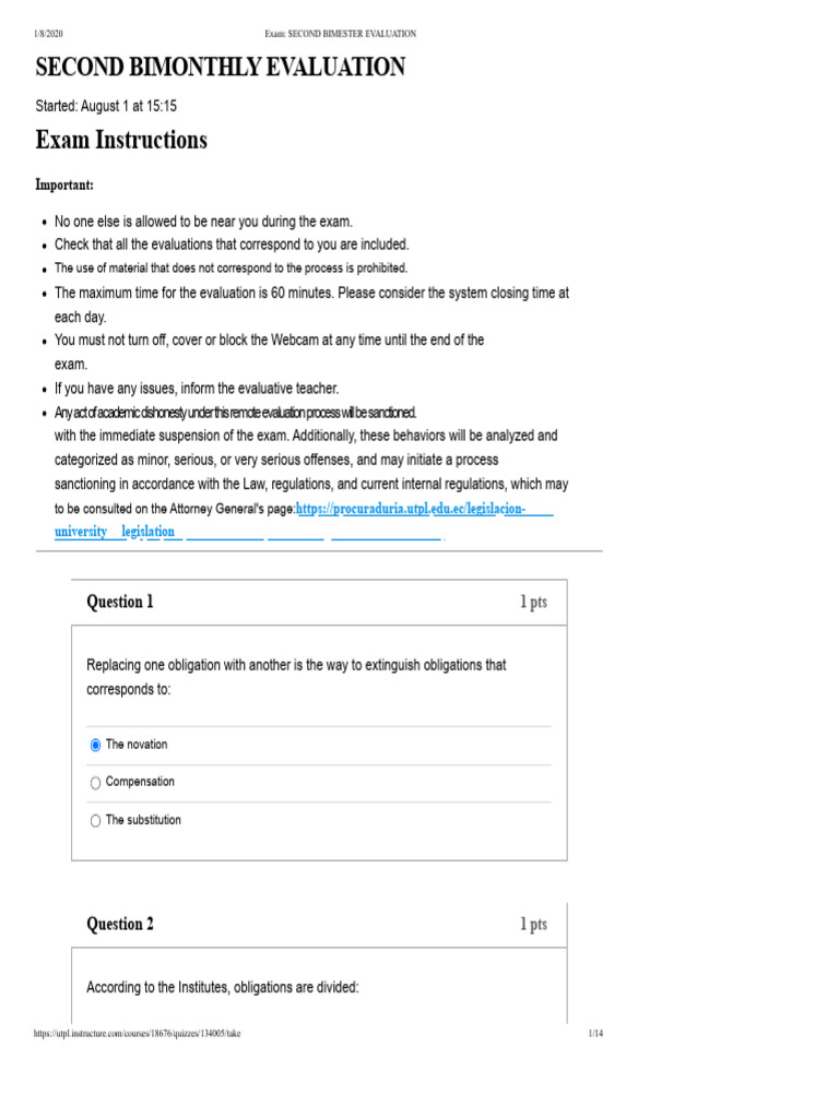 Second Bimonthly Evaluation Guidelines | PDF | Easement | Justice