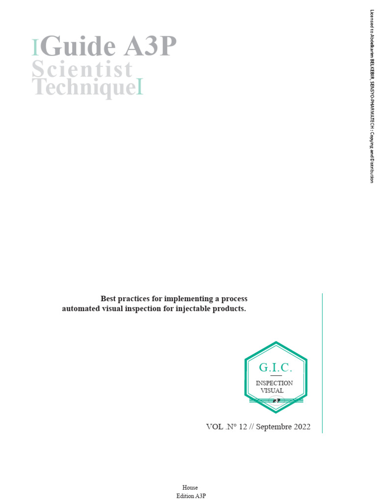 A3p-Vol12-Visual Inspection | PDF | Syringe | Pharmacology