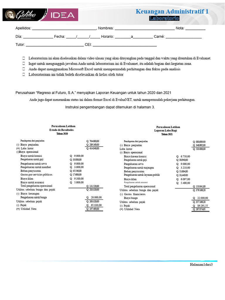 Fa1 Laboratorium Final 2022 | PDF