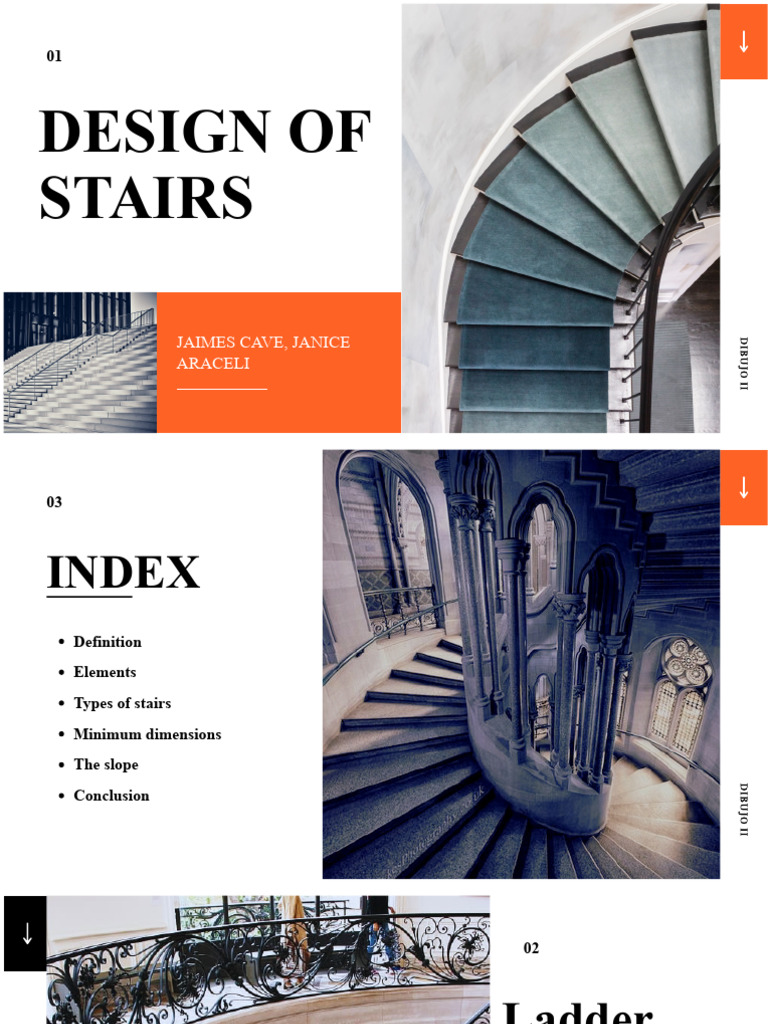 Stair Design: Types and Dimensions Guide | PDF | Stairs