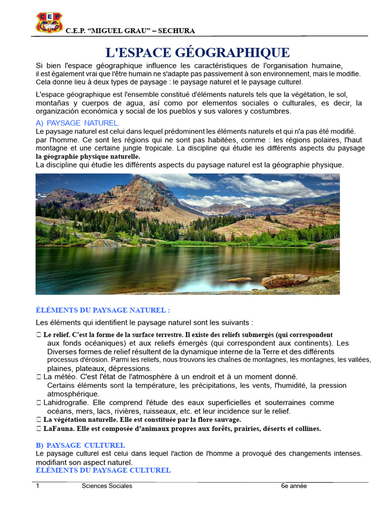 Paysages naturels et culturels de Sechura | PDF | Géographie | Paysage
