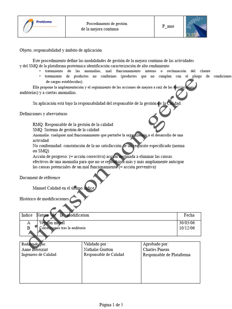Mejora Continua en Gestión de Calidad | PDF | Gestión de la calidad ...