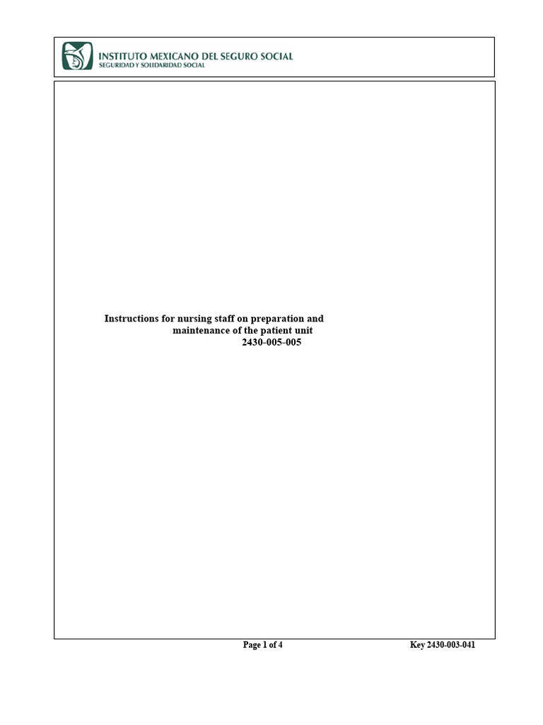 2430-005-005 Preparation and Maintenance of The Unit | PDF | Chair ...