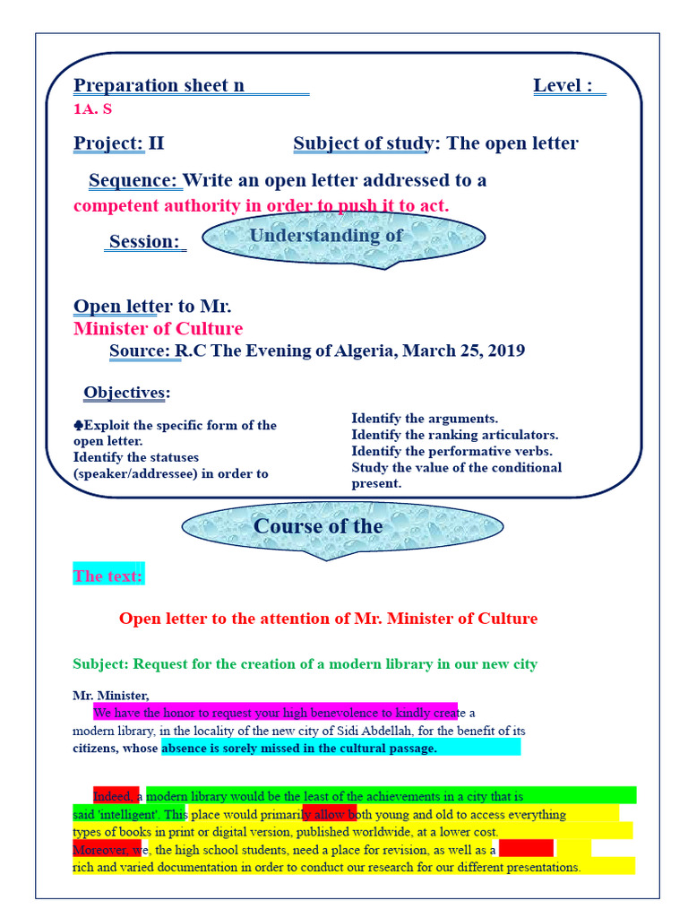 Open Letter for Modern Library Request | PDF | Linguistic Morphology ...