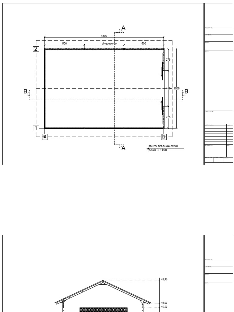 Warehouse Floor Plan Drawings | PDF