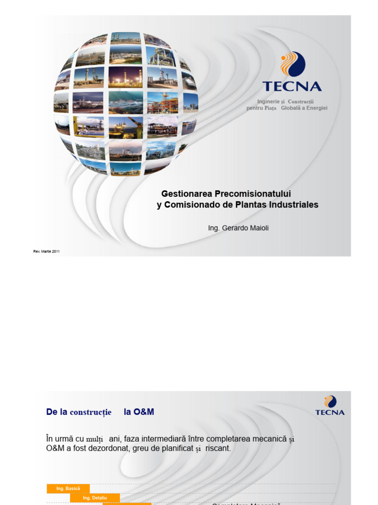 Manual Precom - Precomisionare A Plantelor | PDF