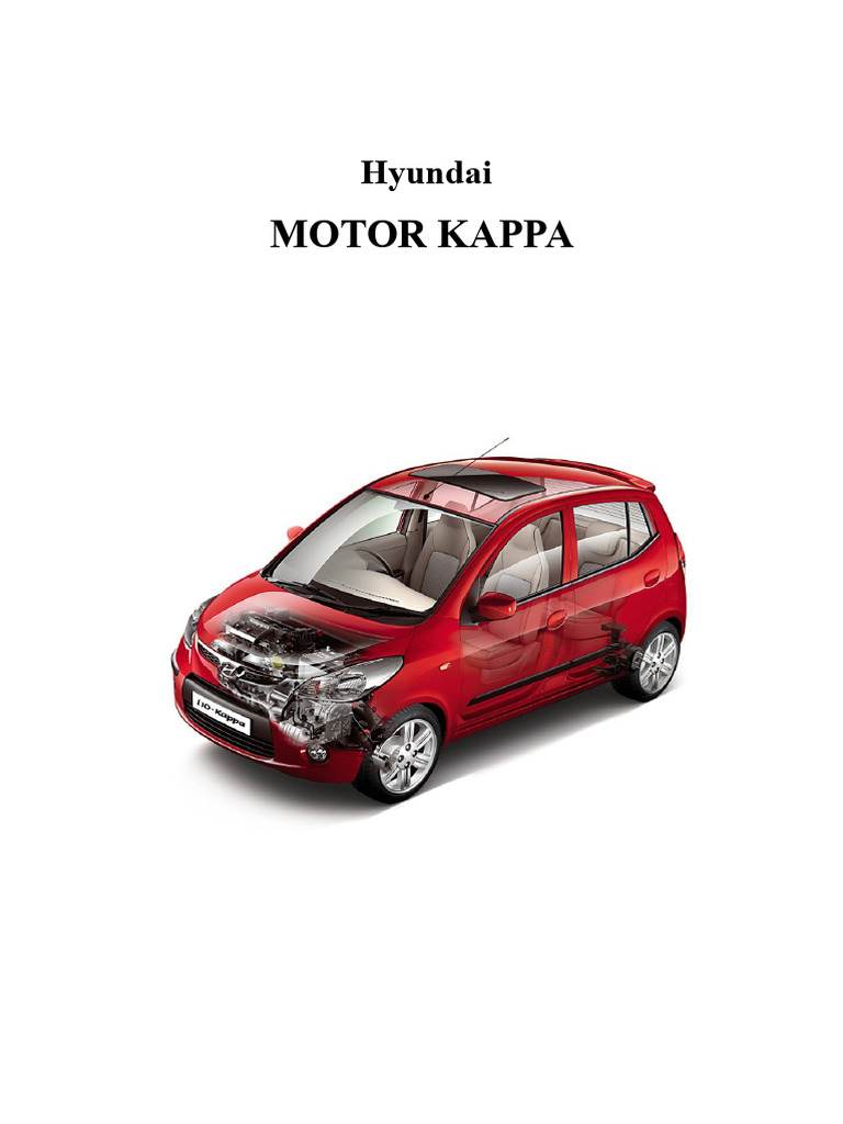 Motor Kappa de Hyundai: Eficiencia y Potencia | PDF | Pistón | Motores