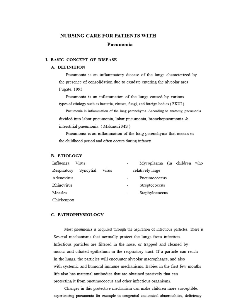 LP Pneumonia | PDF | Pneumonia | Lung