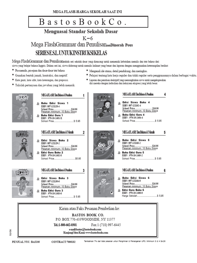 Harga Buku Sekolah Mega Flash | PDF