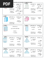 Comprehensive Geometry Formulas Guide | PDF | Area | Volume