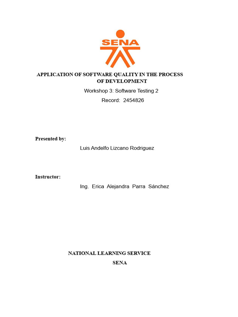 Software Testing Workshop II | PDF | Software | Reliability Engineering