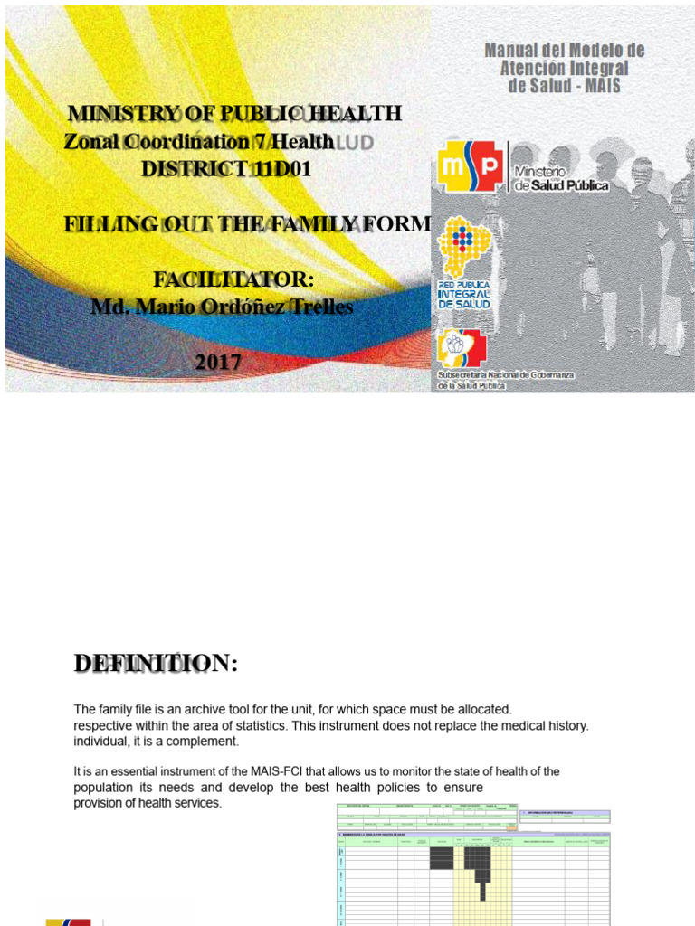 Family Health Assessment Form Guide | PDF | Chronic Condition ...