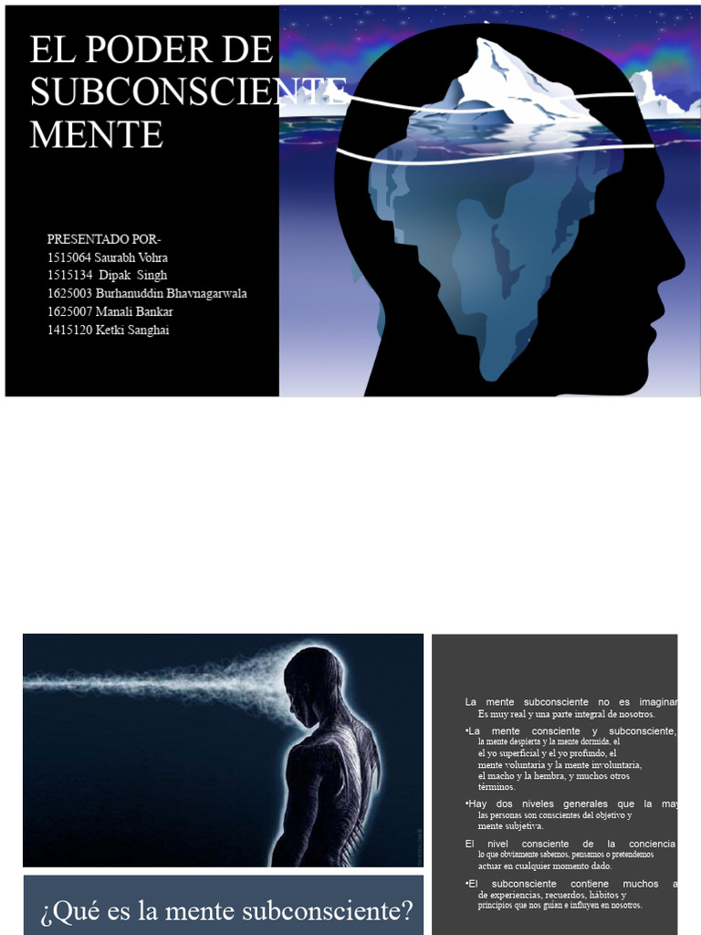 El Poder de La Mente Subconsciente | PDF | Mente | Sueño