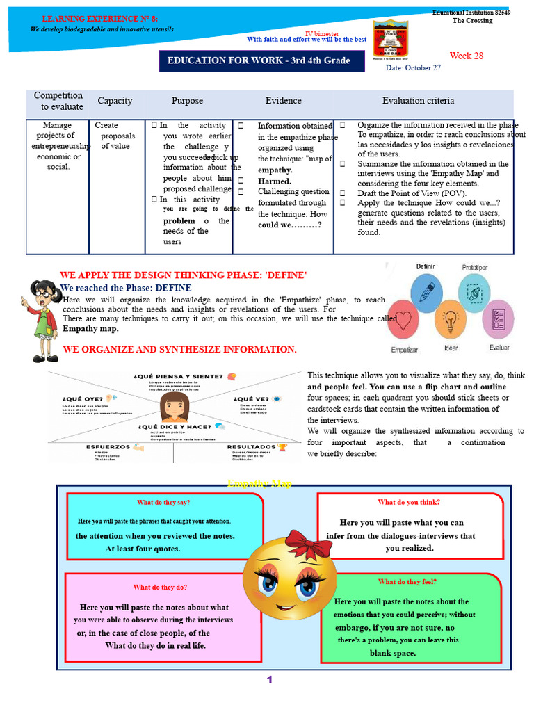 EXP 8 - ACTIVITY 2 - 3rd and 4th | PDF | Empathy | Design Thinking
