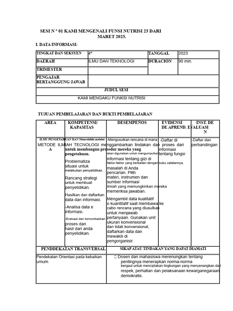 SESI N NO. 01 KELAS TIGA KITA MENGENAL FUNSI NUTRISI 23 MARET 2023.docx ...