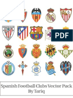 Spanish Football Clubs Logos by Tariqelamine