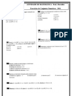 Exerc Intro Conjuntos Numericos 2011