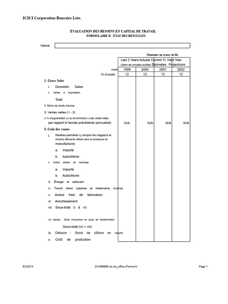 CMA Format | PDF | Prêts | Banques