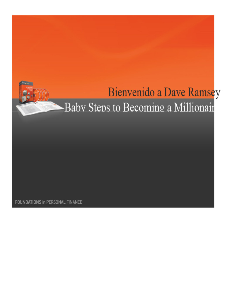 Bienvenido a los Pasos para Convertirse en Millonario de Dave Ramsey ...