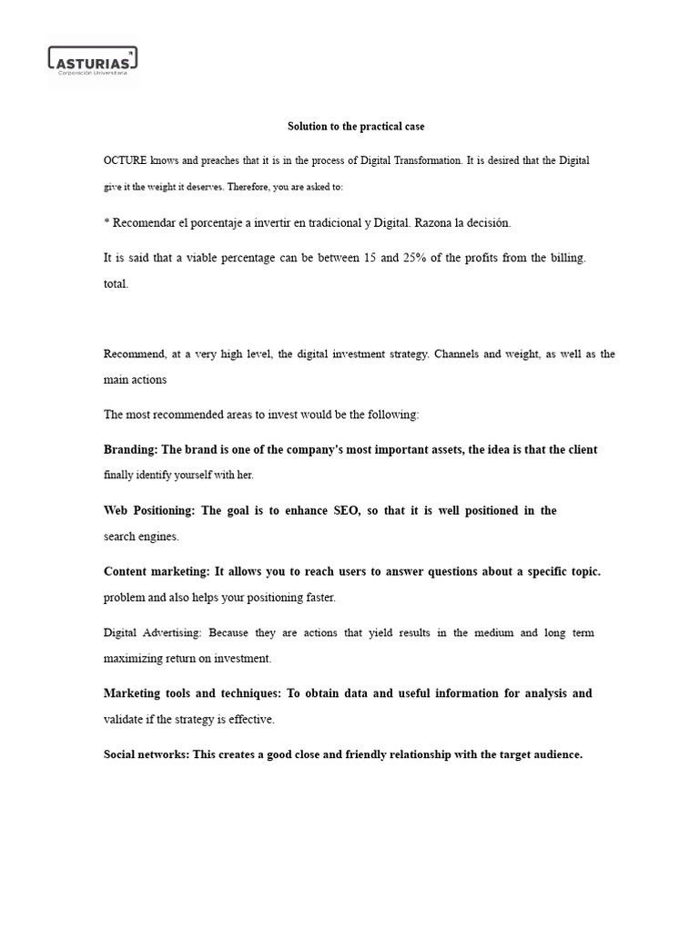 Practical Case 3 | PDF