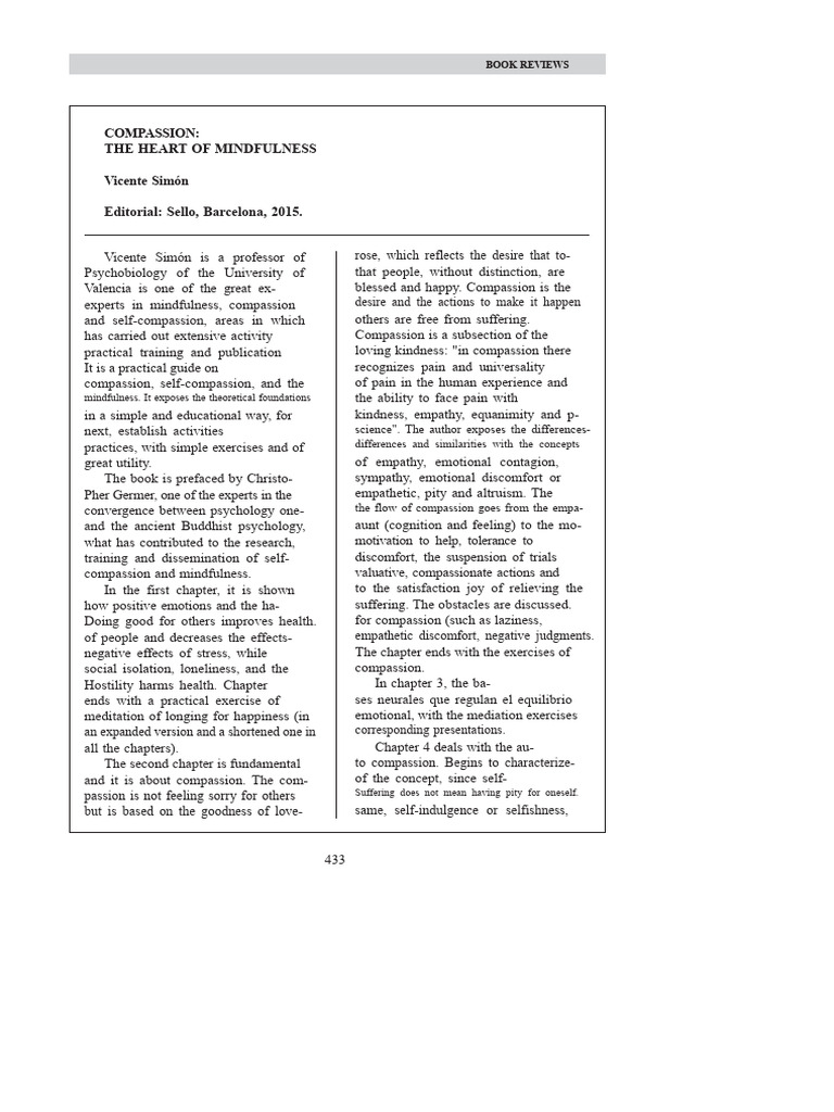 Compassion and Mindfulness Guide | PDF | Compassion | Empathy