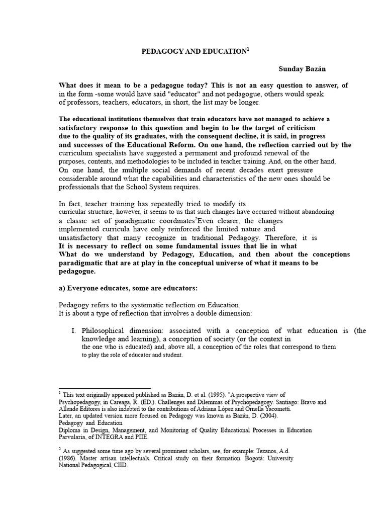 Understanding Modern Pedagogy Today | PDF | Pedagogy | Knowledge