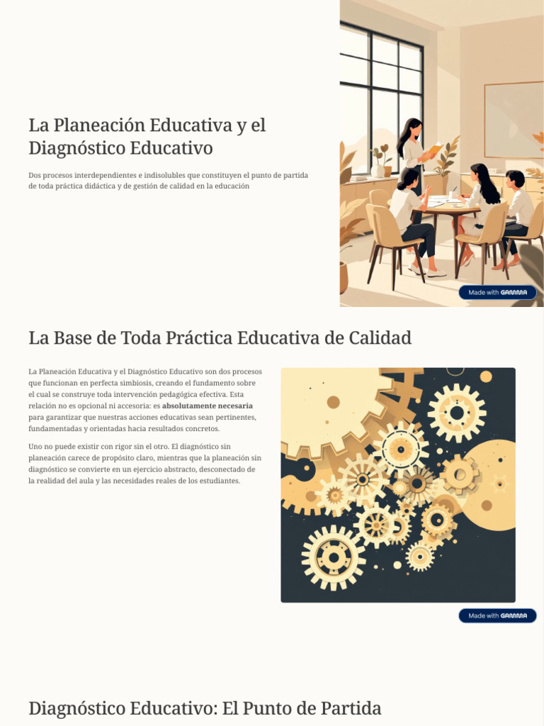 Planeación y Diagnóstico Educativo Efectivo | PDF | Plan de estudios ...
