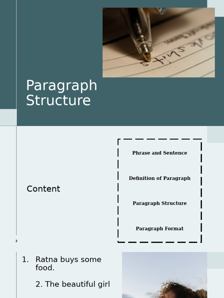 1 - Paragraph Structure | PDF | Newspapers | Sentence (Linguistics)