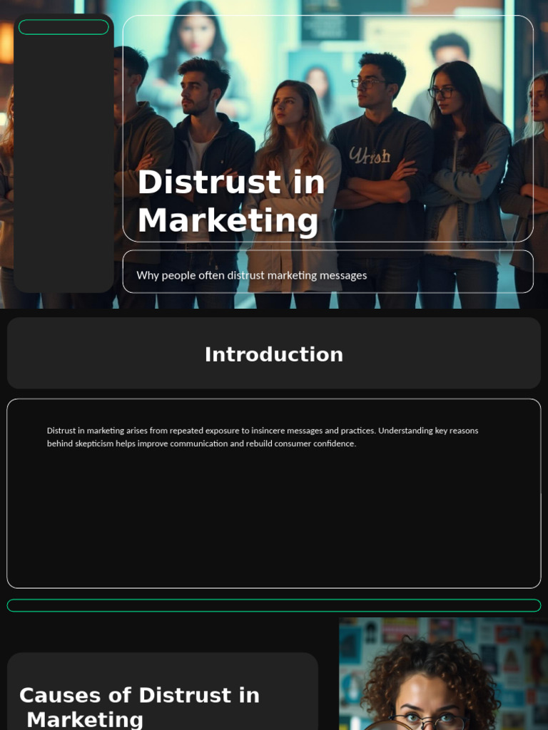 Distrust in Marketing | PDF