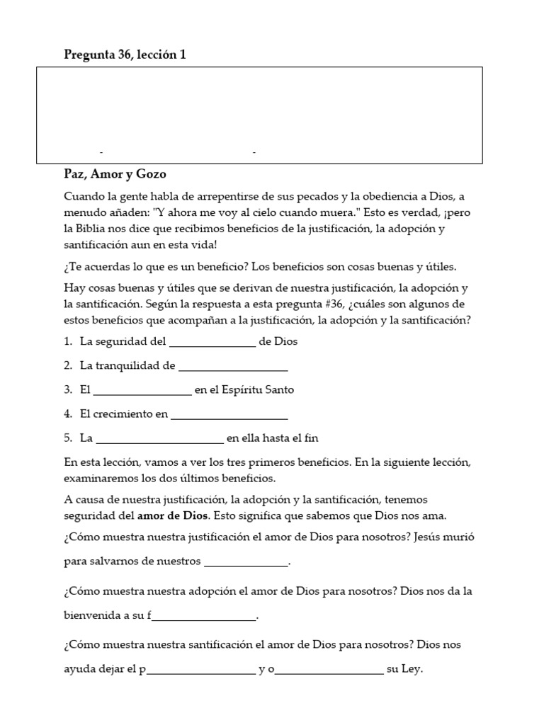 Beneficios de la Fe Cristiana | PDF | Justificación (teología) | Amor