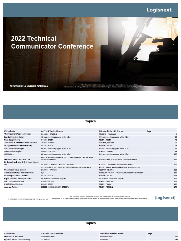 20221r TC Conference Presentations | PDF | Electrical Connector | Truck