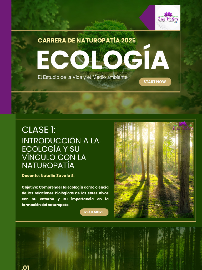 Ecología y Naturopatía: Interacciones Vitales | PDF | Ecología | Ecosistema